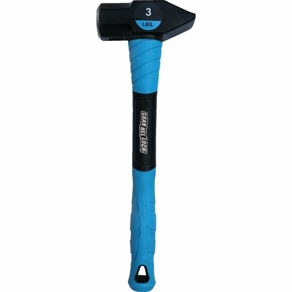 Channellock 3 Lb. Steel Cross Peen Hammer with Fiberglass Handle 30942